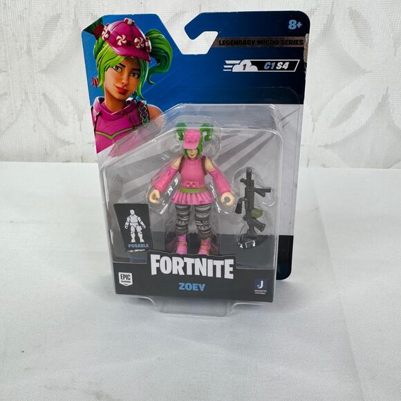Fortnite Legendary Micro Series 2.5" Zoey and Battle Hound Figure - Picture 5 of 8